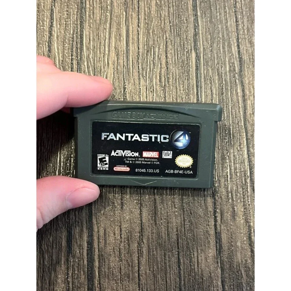 Gameboy Advance Fantastic 4 video game